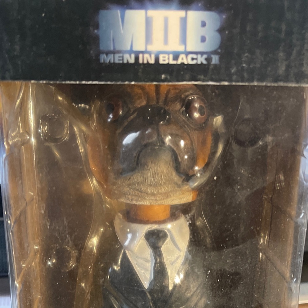 Men In Black II FRANK the PUG  2002 NECA Head Knockers Bobblehead HAND-PAINTED